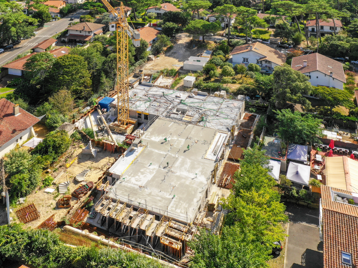 vinci construction sites project development building drone photography united kingdom europe