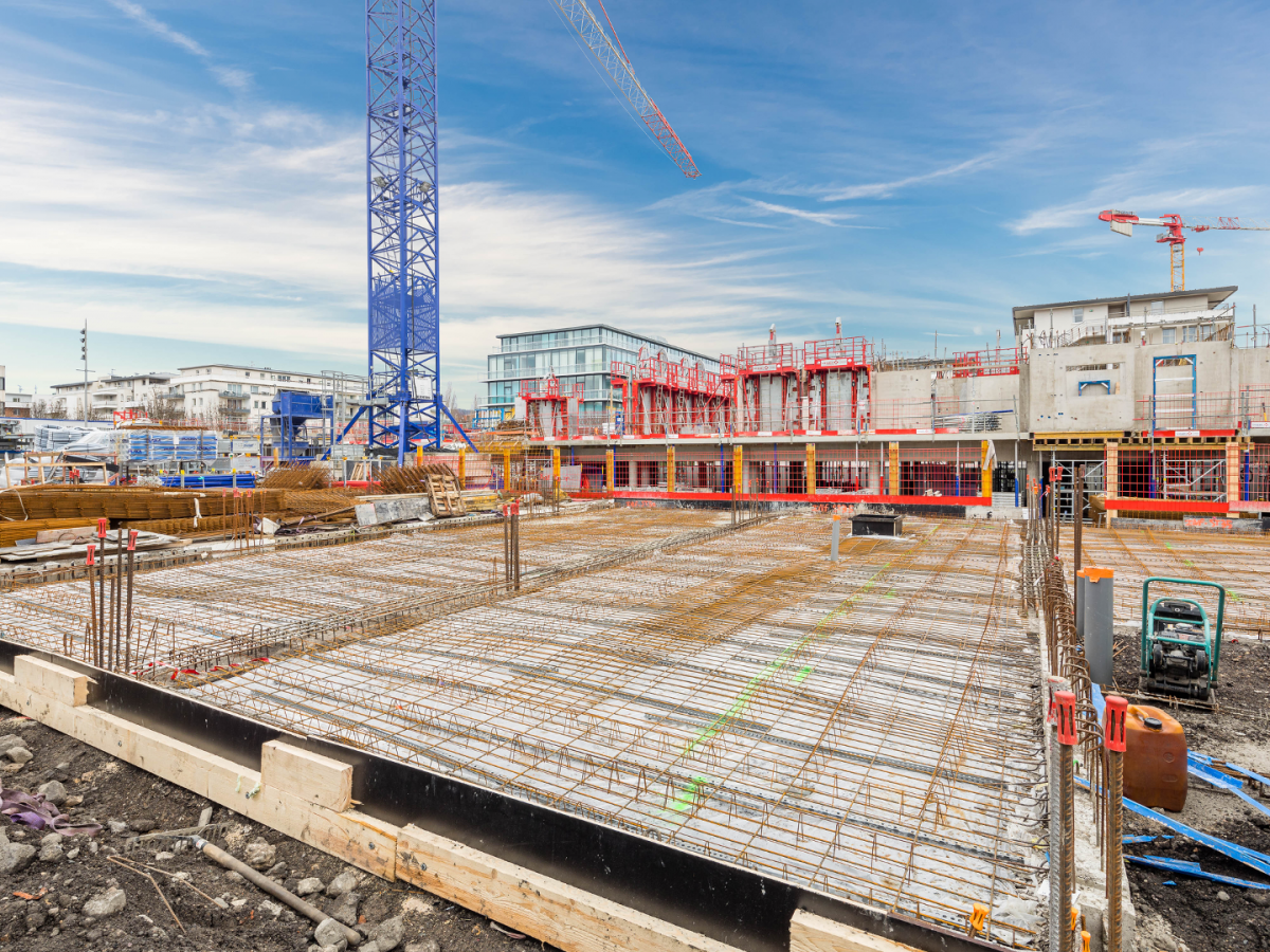 vinci construction sites project development building drone photography united kingdom europe