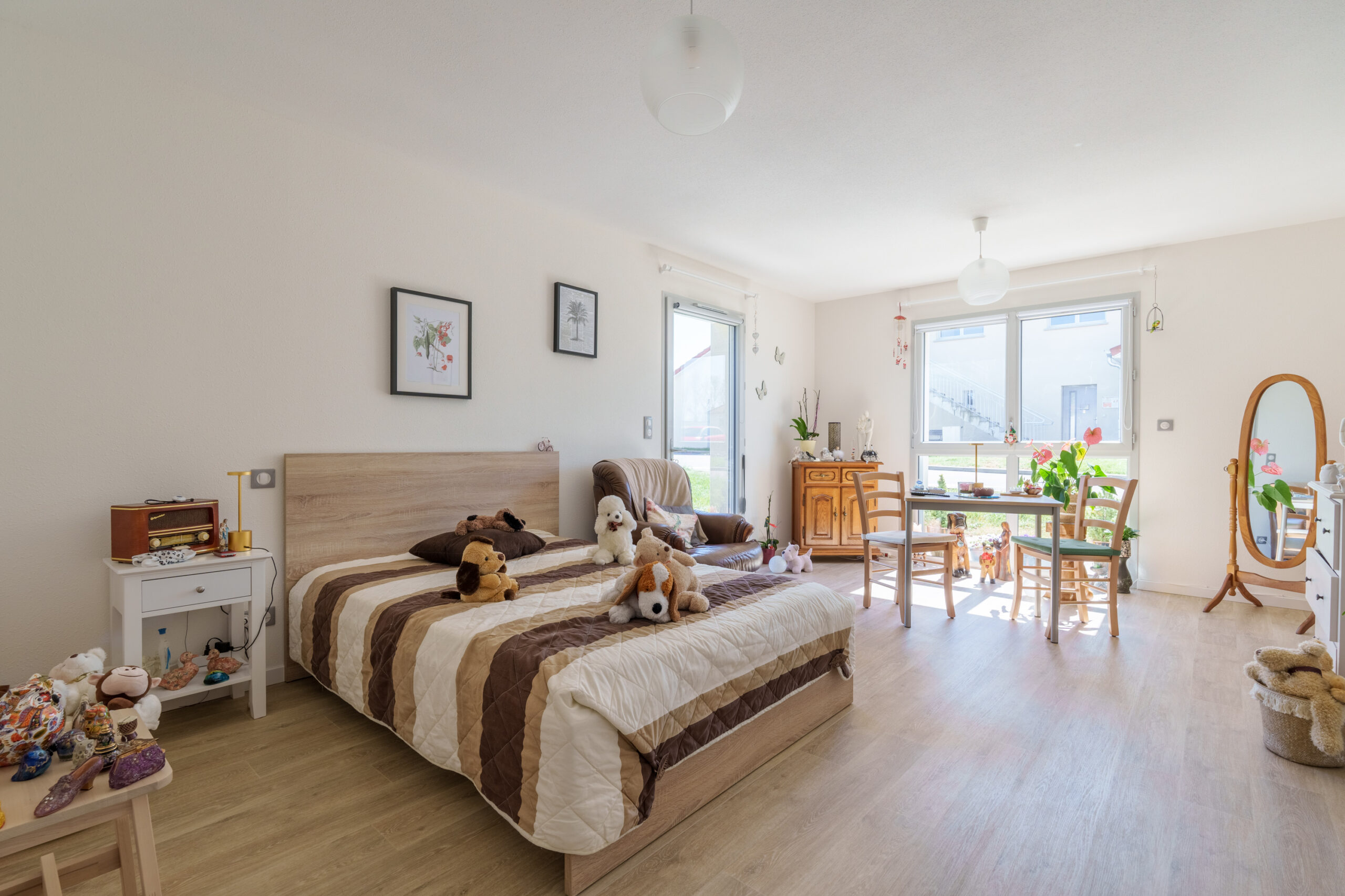 Chambre seniors dans une collocation
