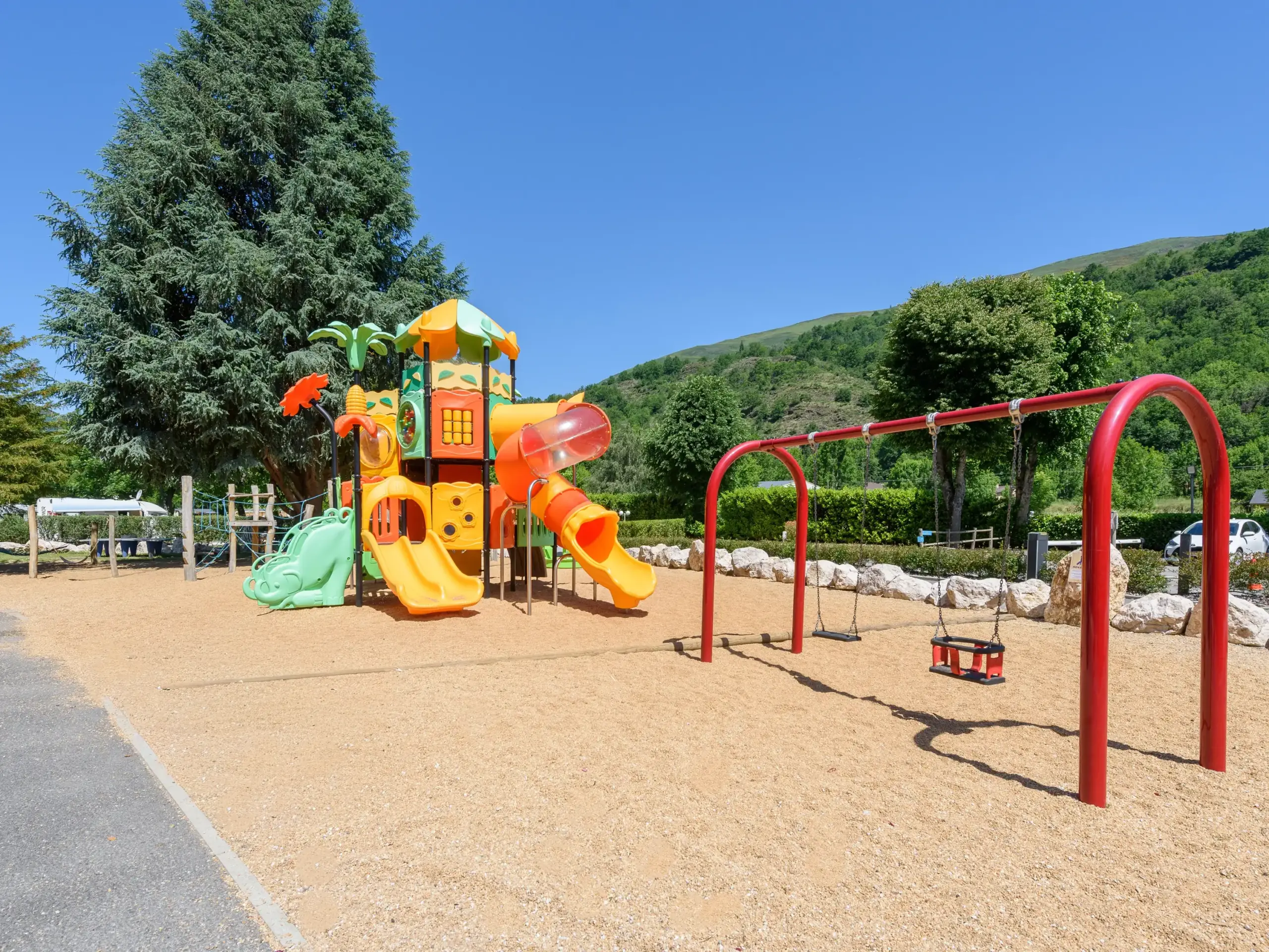 Photographie Hotellerie De Plein Air Flower Camping La Marmotte Aire De Jeux Enfants