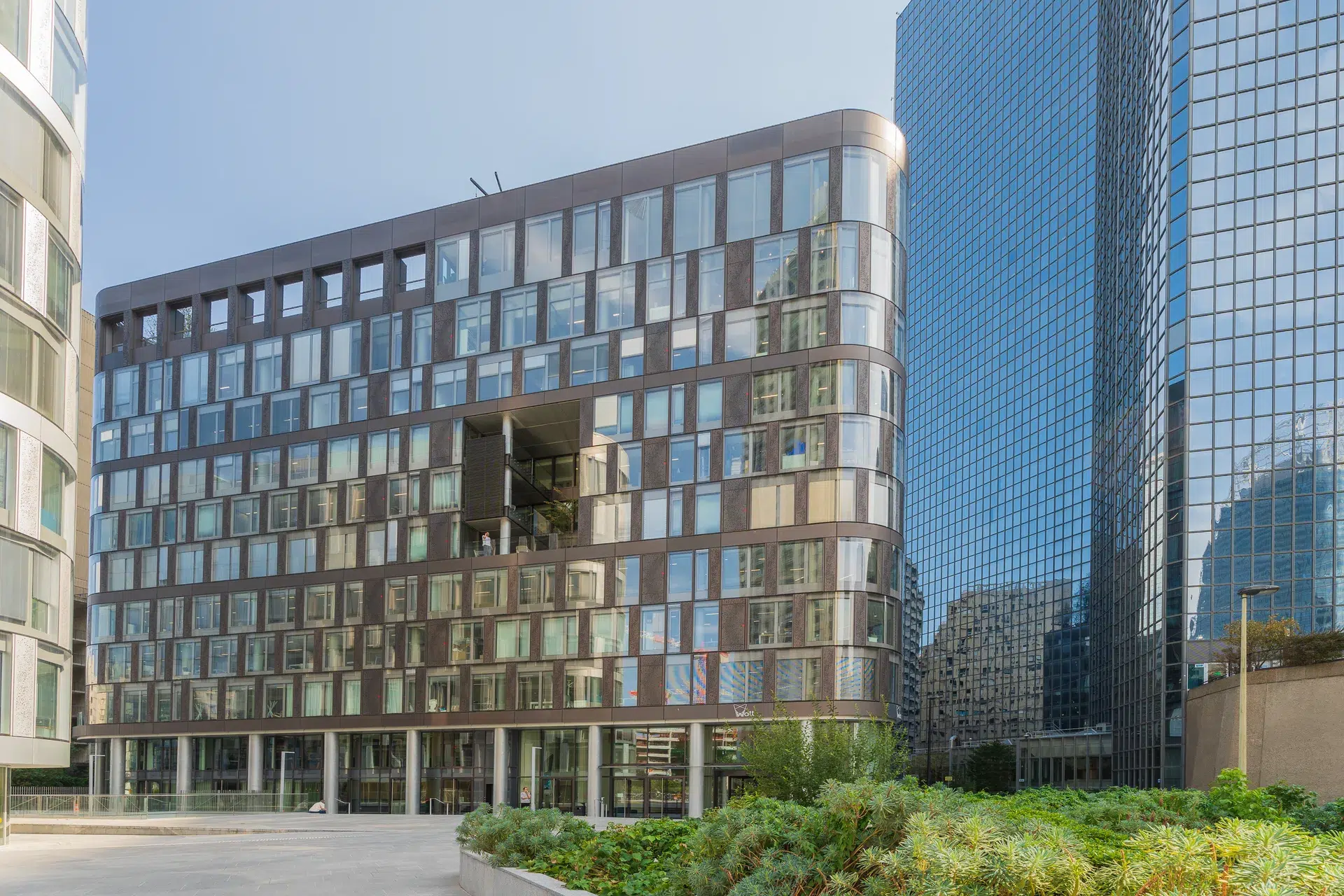 Courbevoie La Defense Facade Immeuble Bureaux