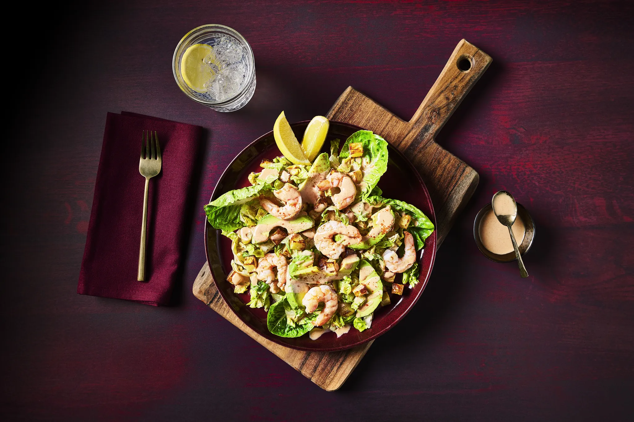 Recette Jumbo Prawn Cocktail Salad With Avocado