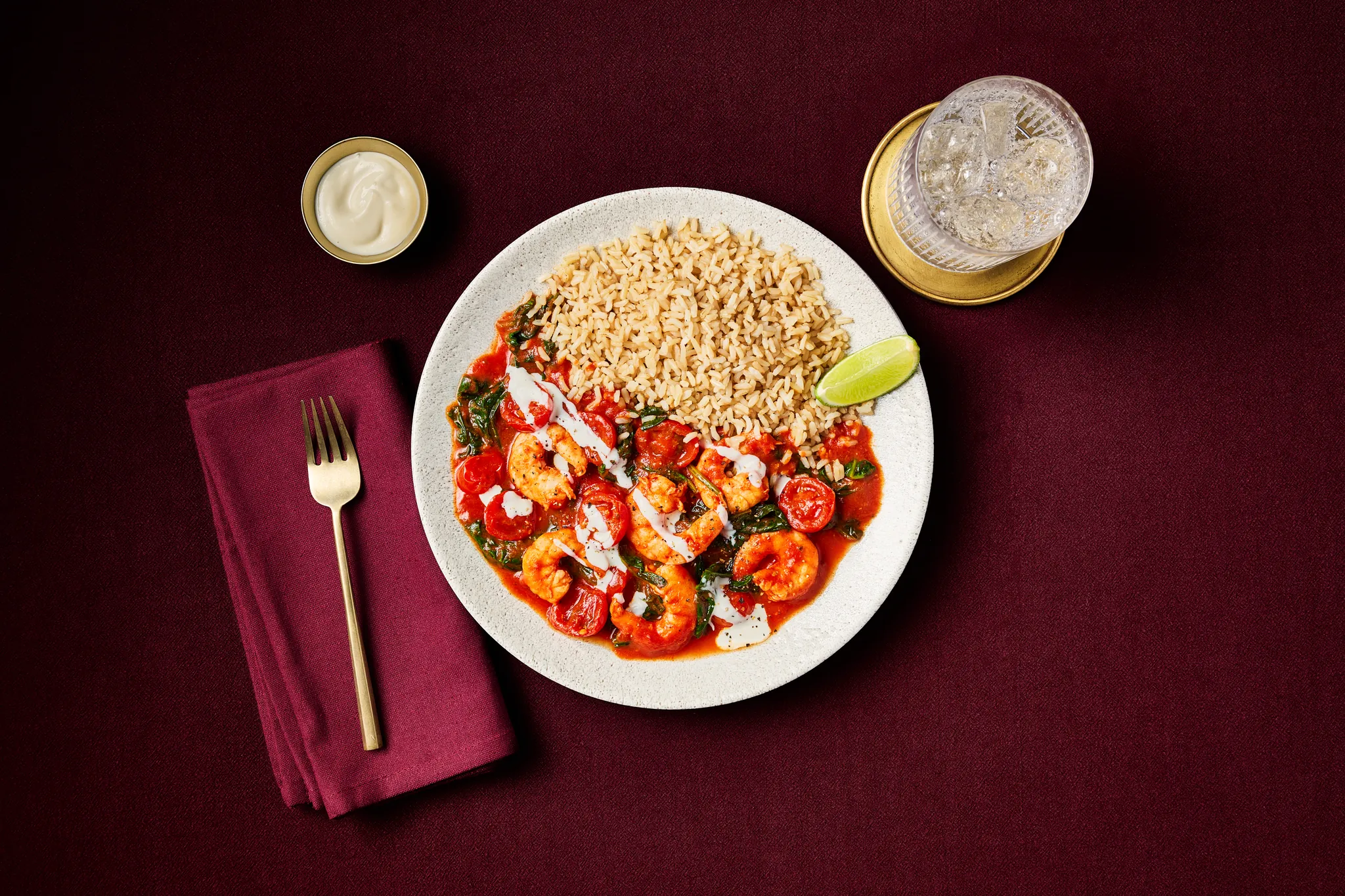 Recette Spanish Style Garlic Chilli Jumbo Prawns With Rice